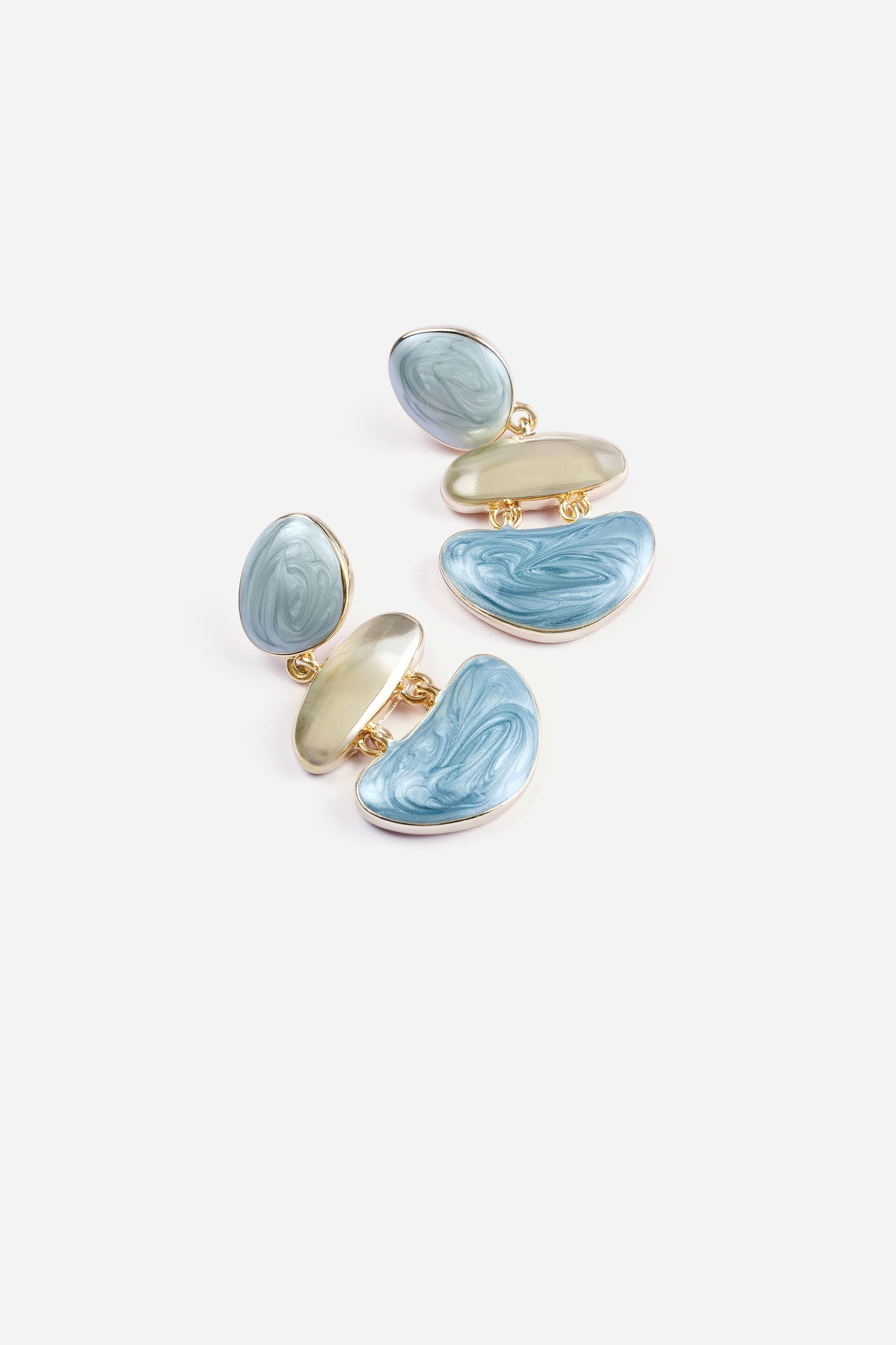 Misty Multi-coloured Dangler Earrings, , image 2